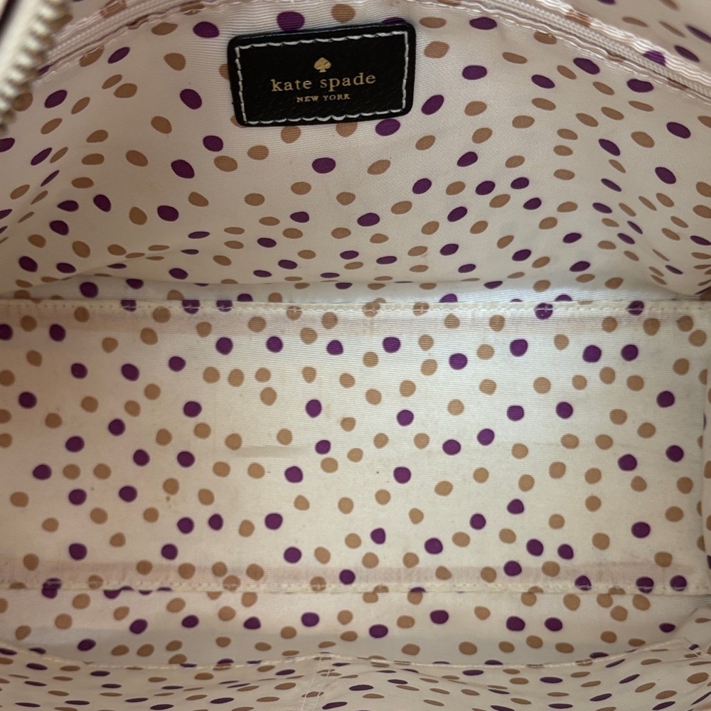 Kate Spade New York Two-Tone Satchel Bag – Black & Cream - Picture 13 of 15